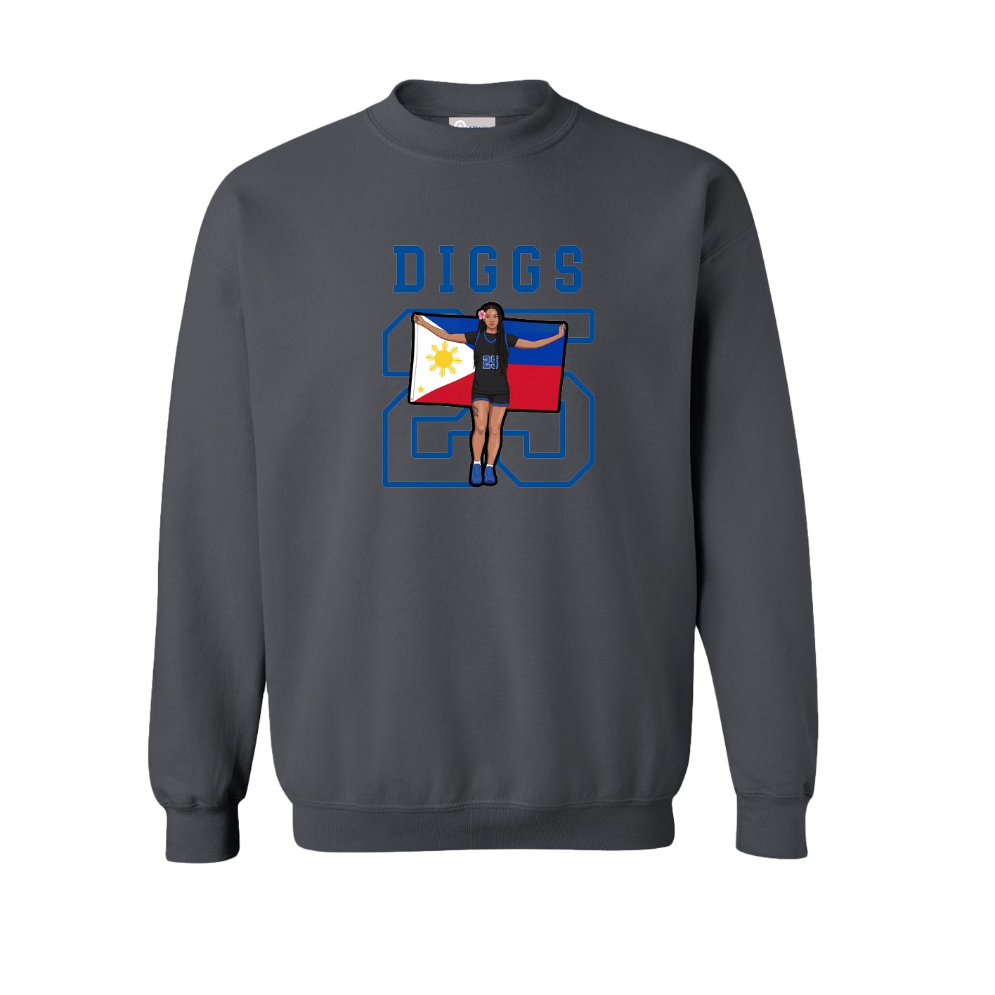 Fleece Crew — Shirsey in Grey