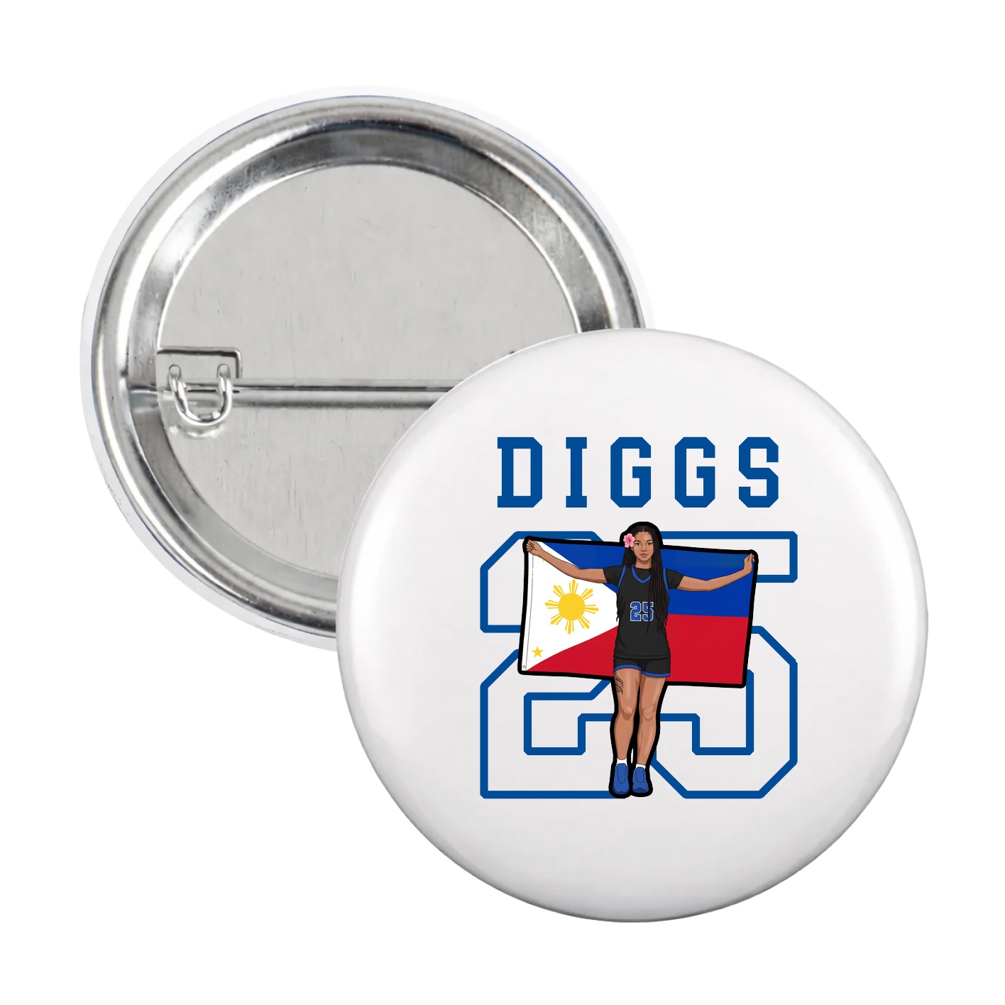 Game Day Button — Shirsey in White