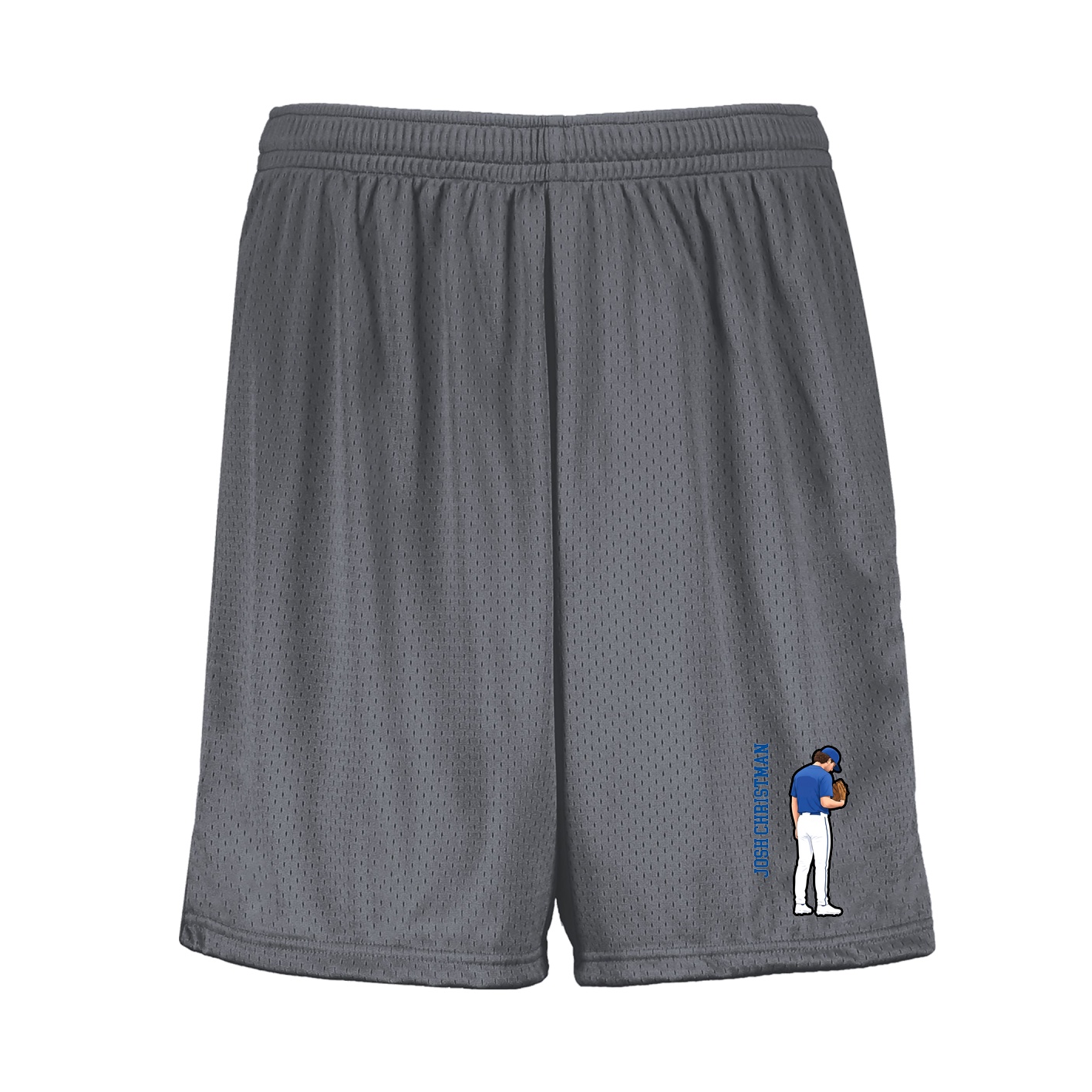 Shorts — Name Vertical in Grey