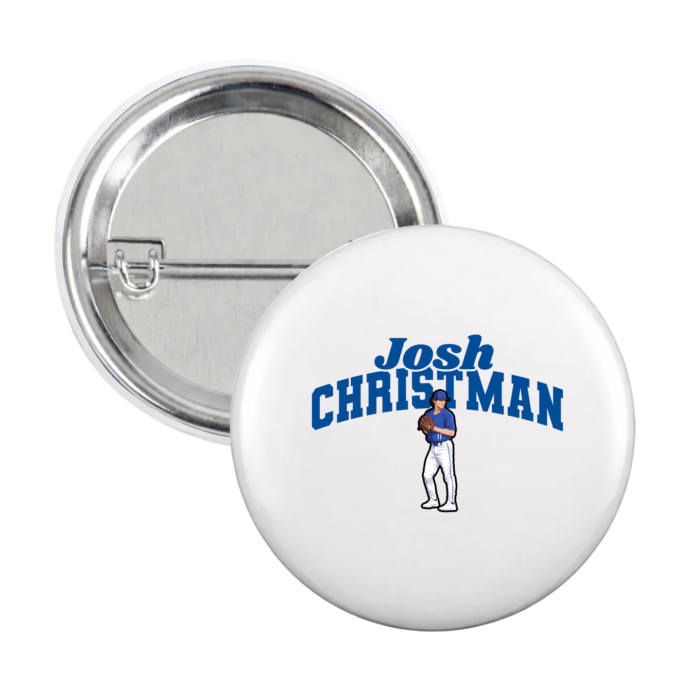 Game Day Button — Signature Arch in White