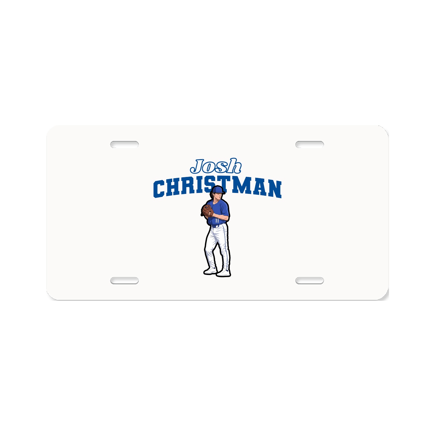 License Plate — Name Arch in Classic