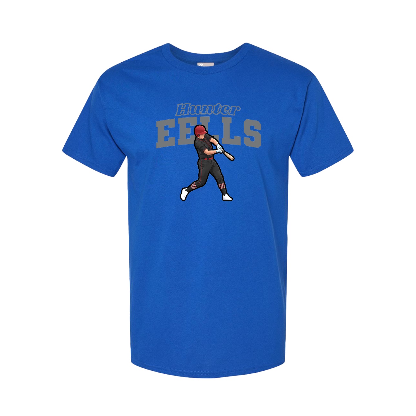 Youth Tee — Name Arch in Royal