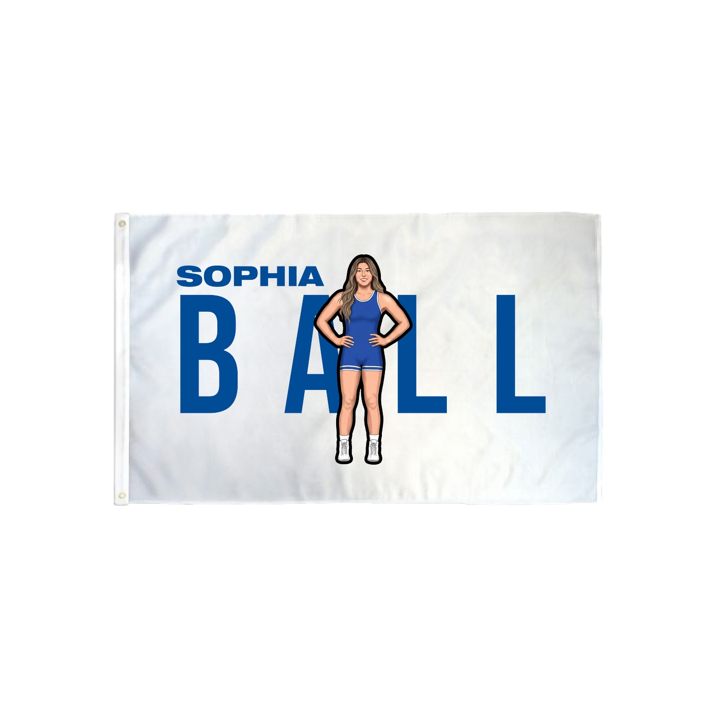 3x5 Flag — Player Name in Classic