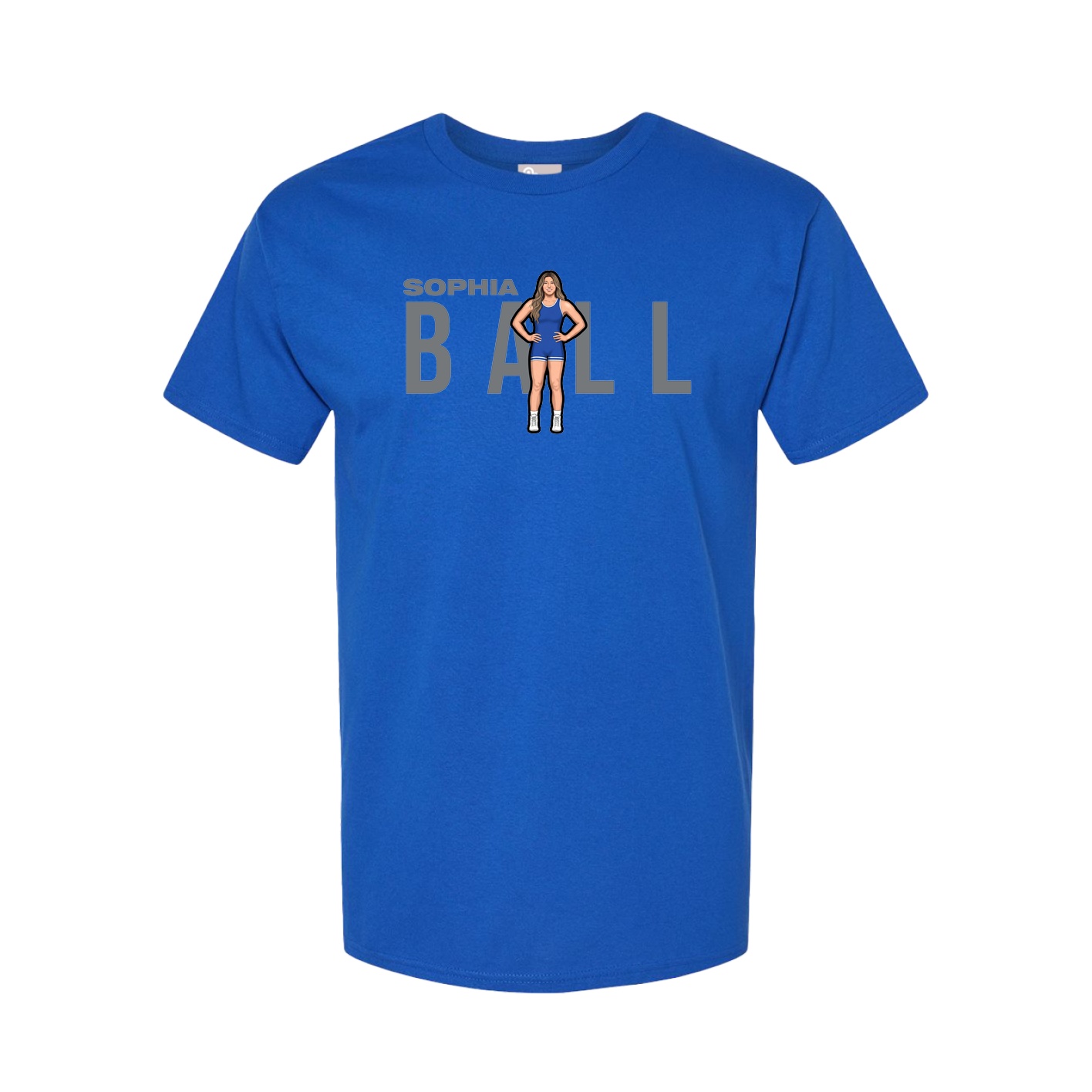 Tee — Player Name in Royal