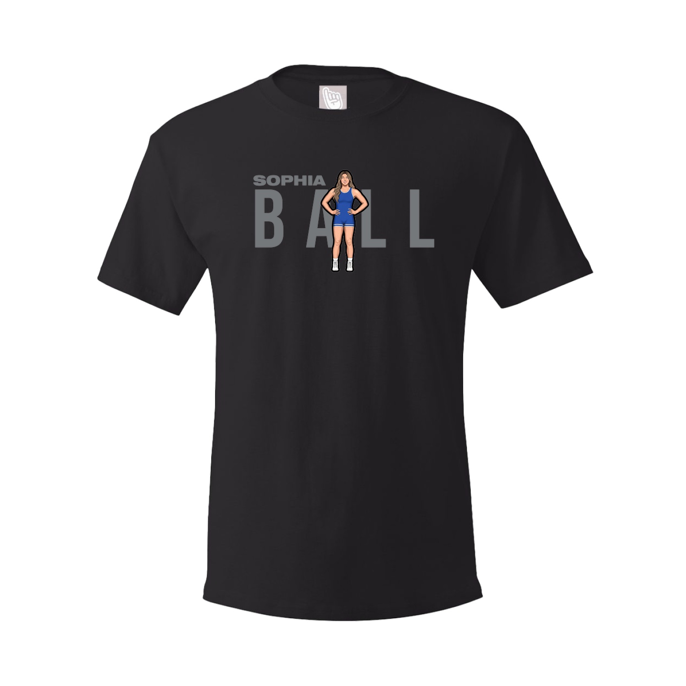 Youth Tee — Player Name in Black