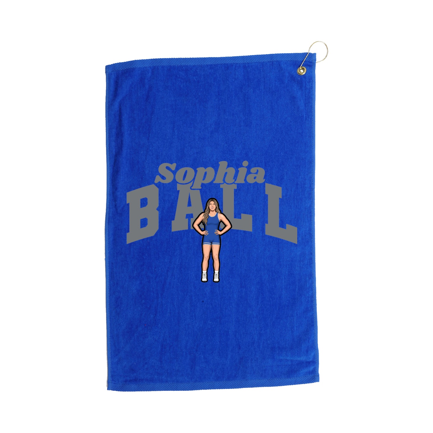 Golf Towel — Signature Arch in Royal