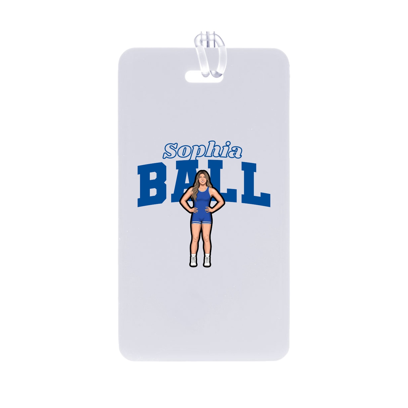 Bag Tag — Name Arch in Classic
