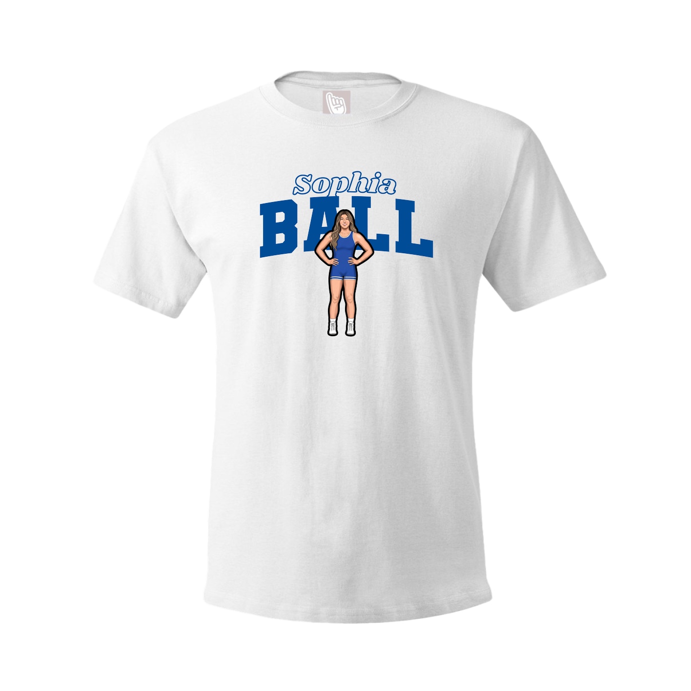 Tee — Name Arch in White