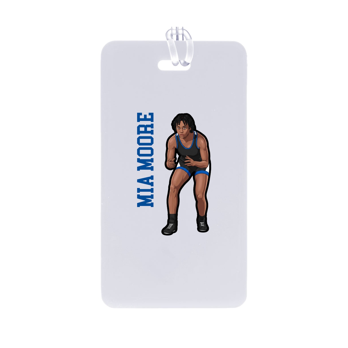 Bag Tag — Name Vertical in Classic
