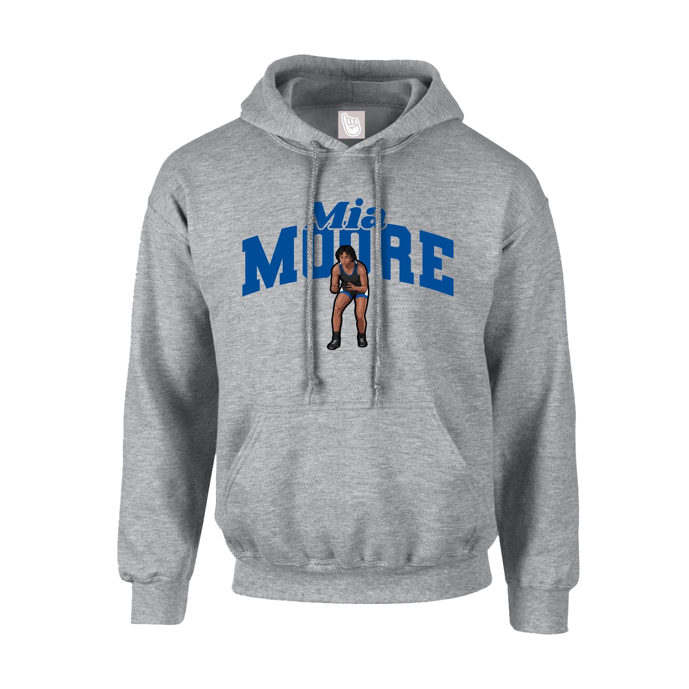 Hoodie — Signature Arch in Grey