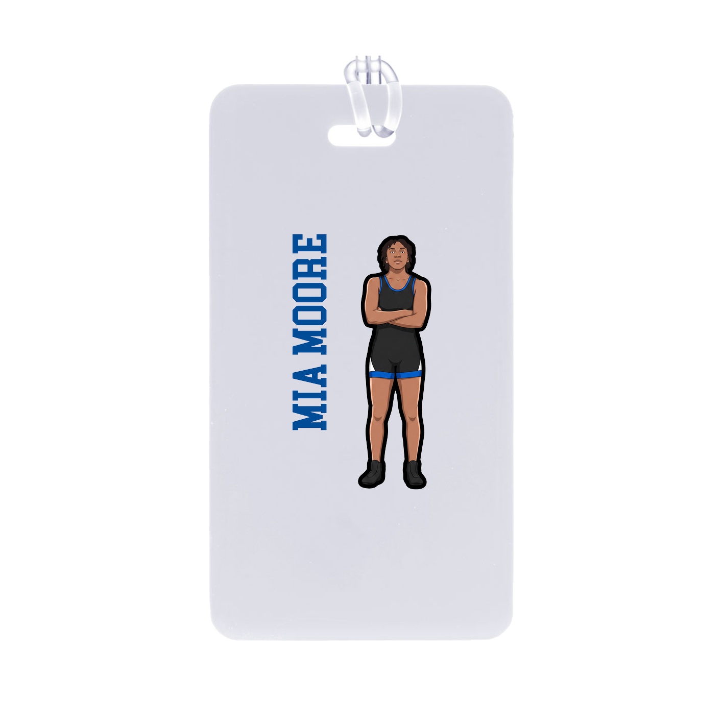 Bag Tag — Name Vertical in Classic