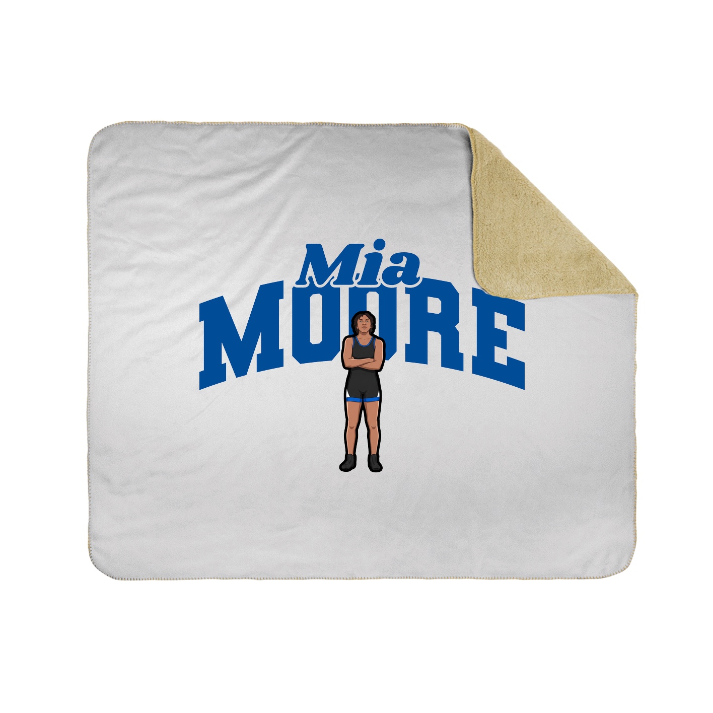 Throw Blanket — Signature Arch in White