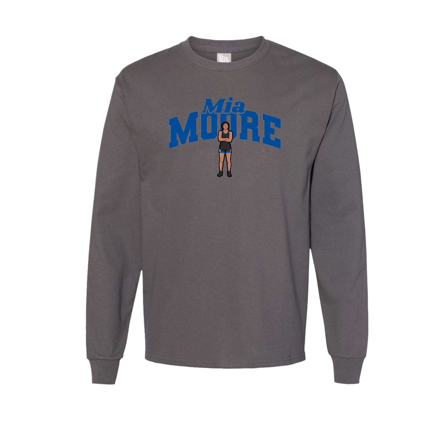 Long Sleeve Tee — Signature Arch in Grey