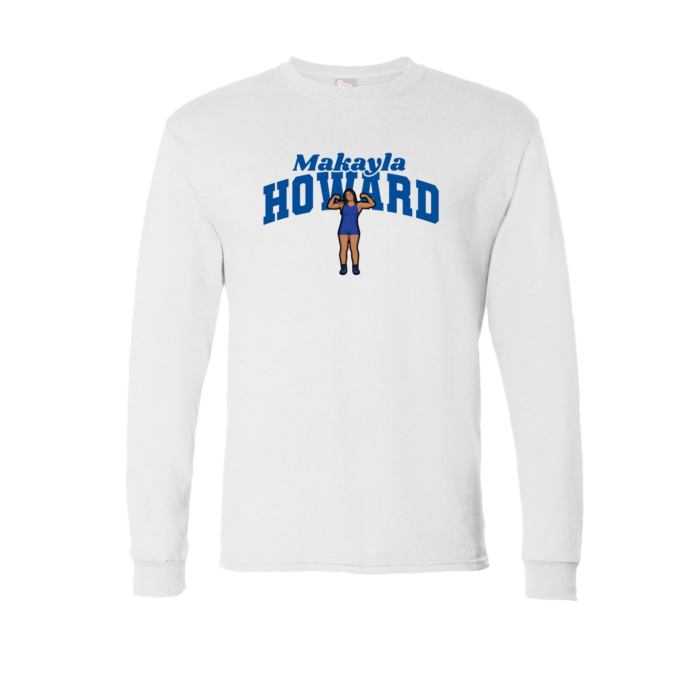 Long Sleeve Tee — Signature Arch in White