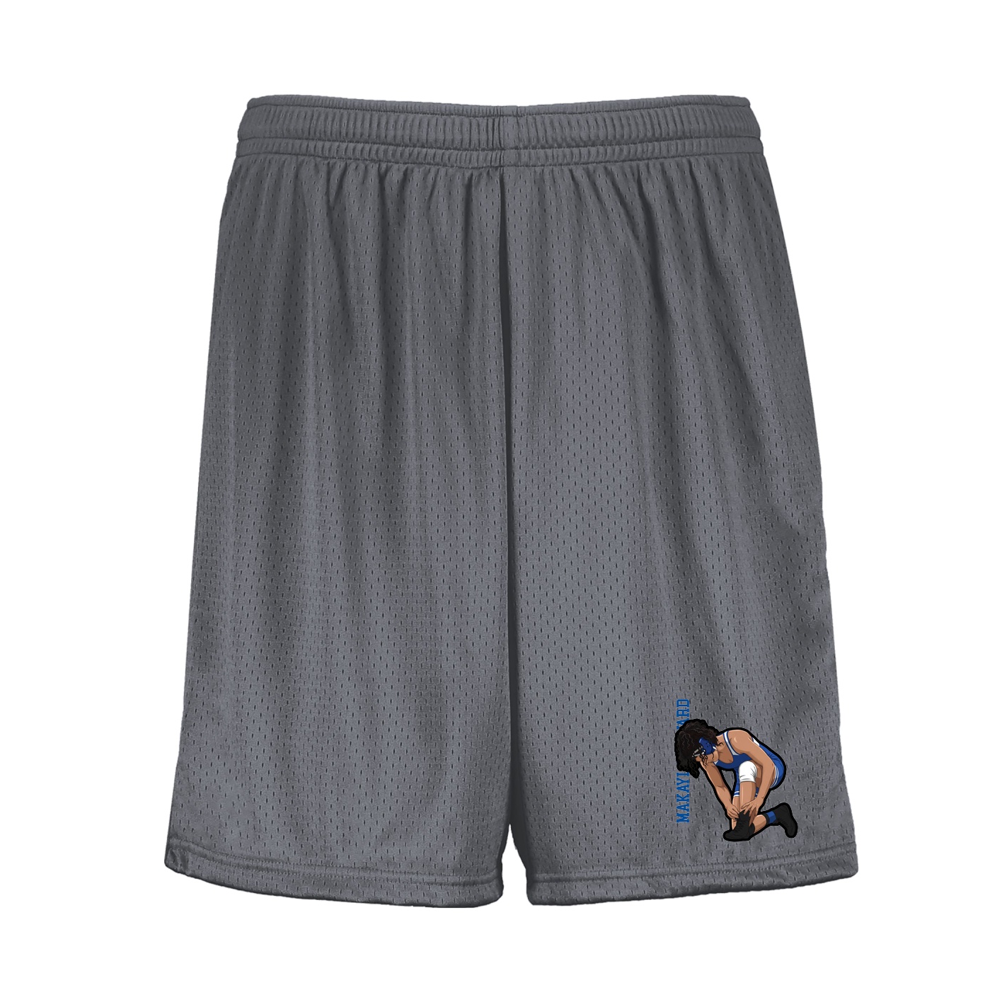 Shorts — Name Vertical in Grey