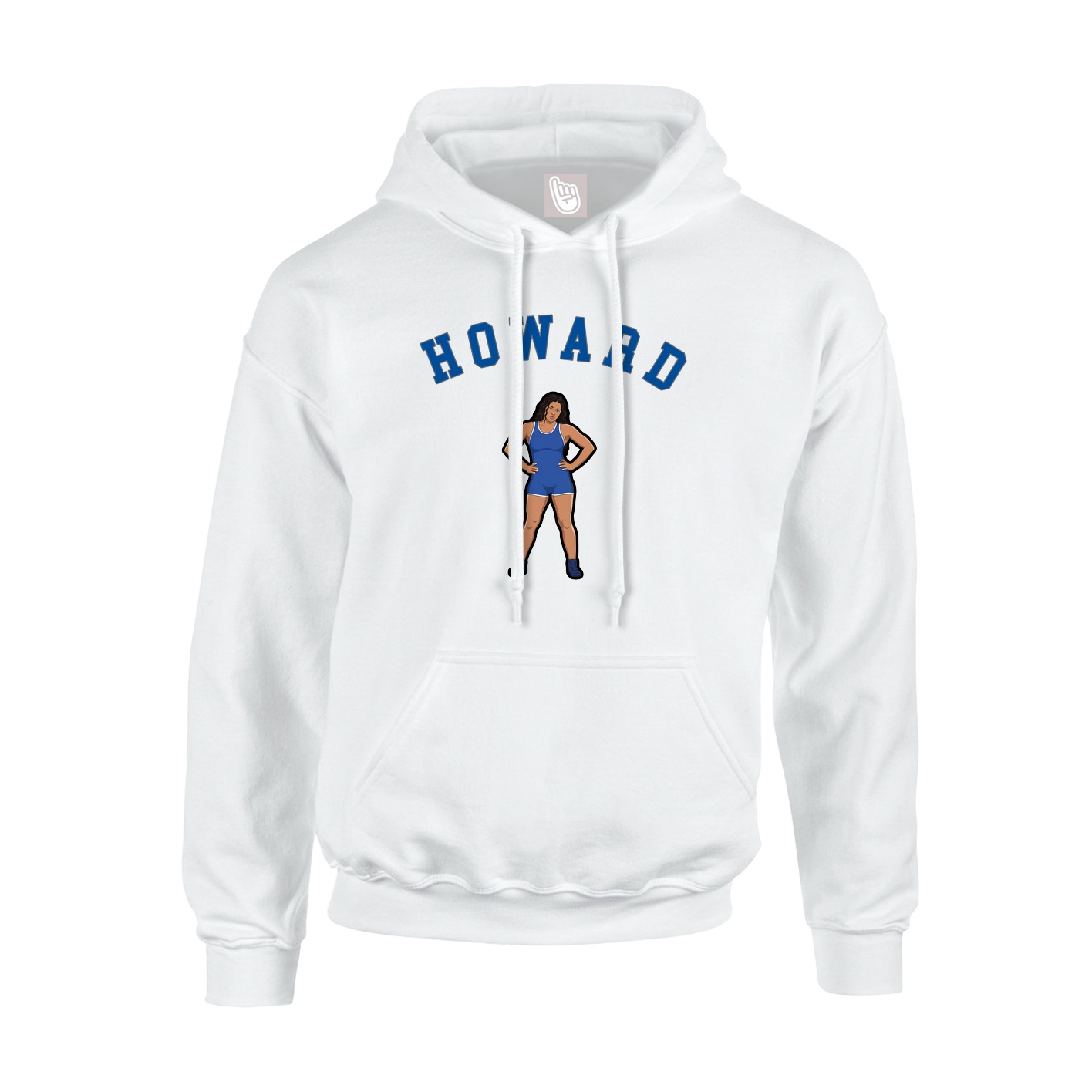 Hoodie — Shirsey Arch in White
