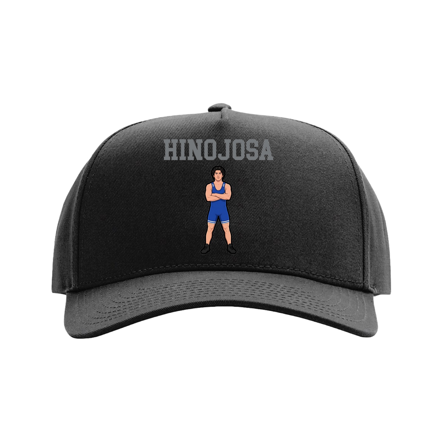Full Fabric Five-Panel Champ Cap — Shirsey in Black