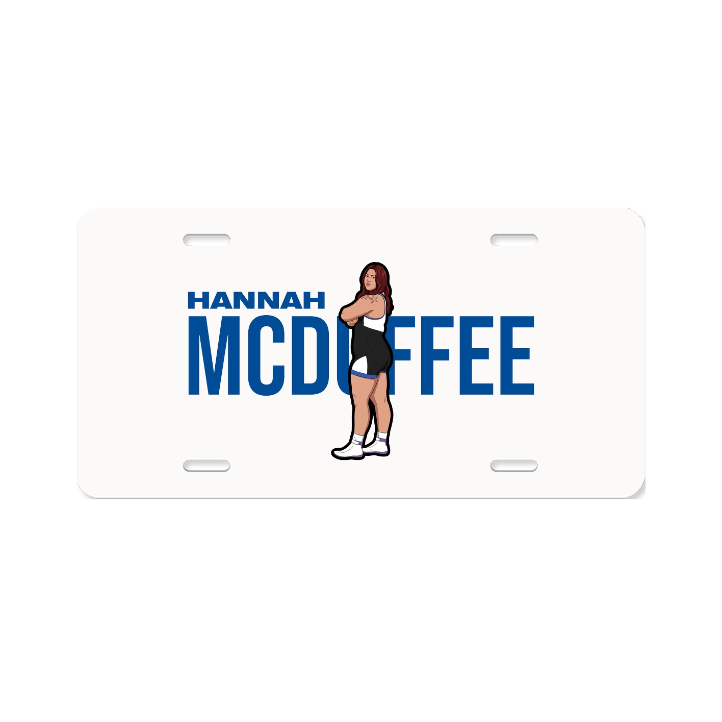 License Plate — Player Name in Classic