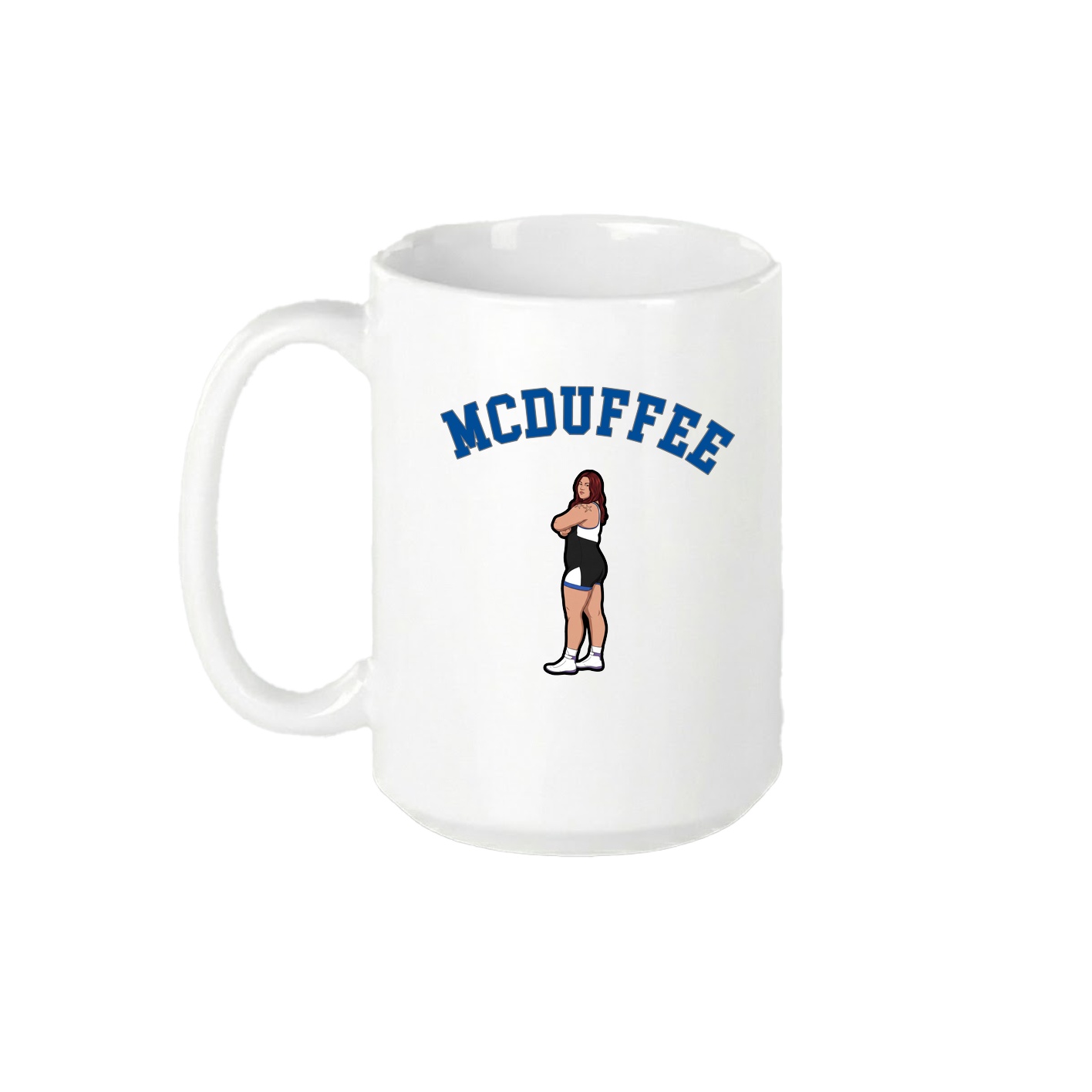 15oz Coffee Mug — Shirsey Arch in White