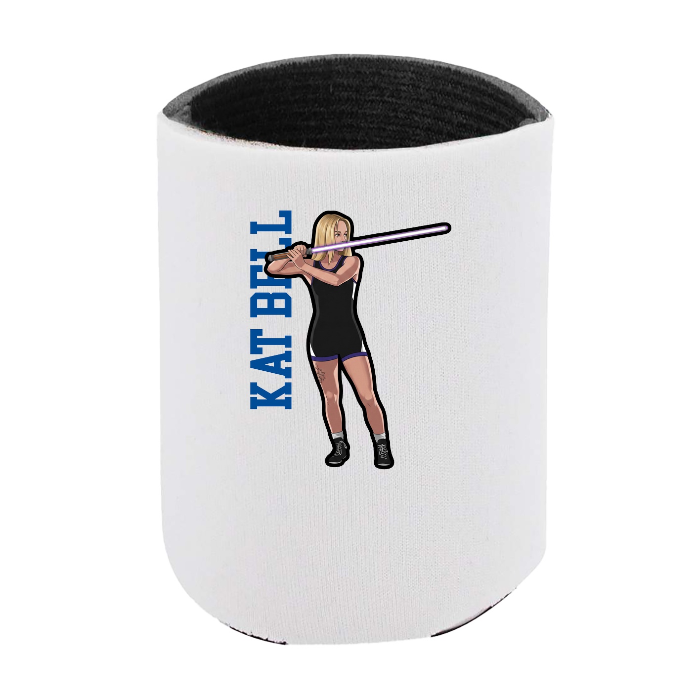 Can Holder — Name Vertical in White