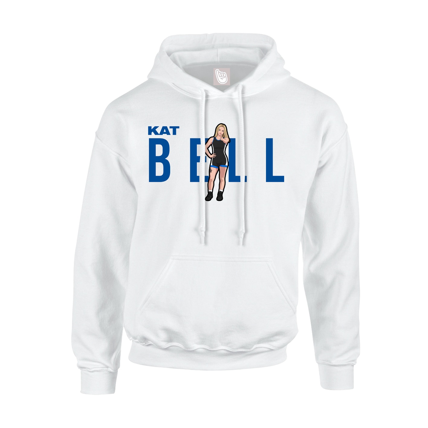 Youth Hoodie — Player Name in White