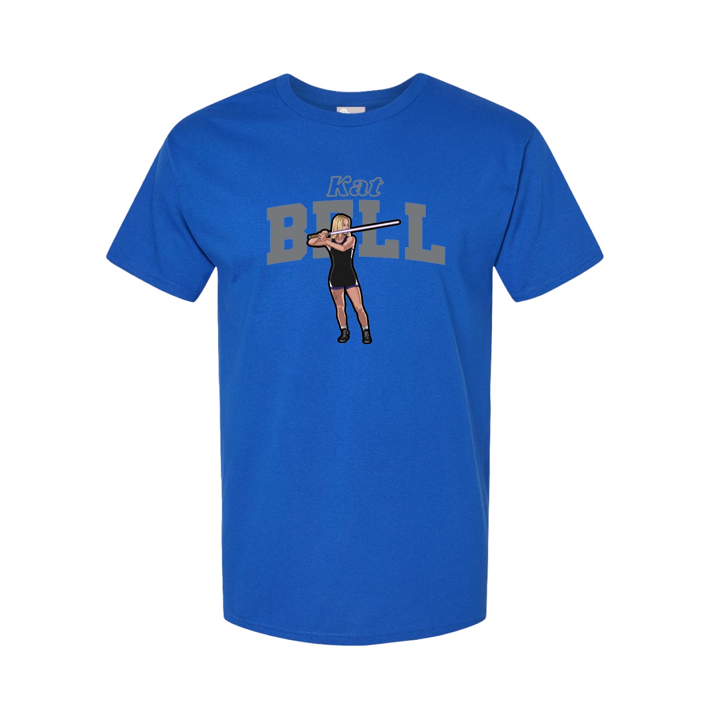 Youth Tee — Name Arch in Royal