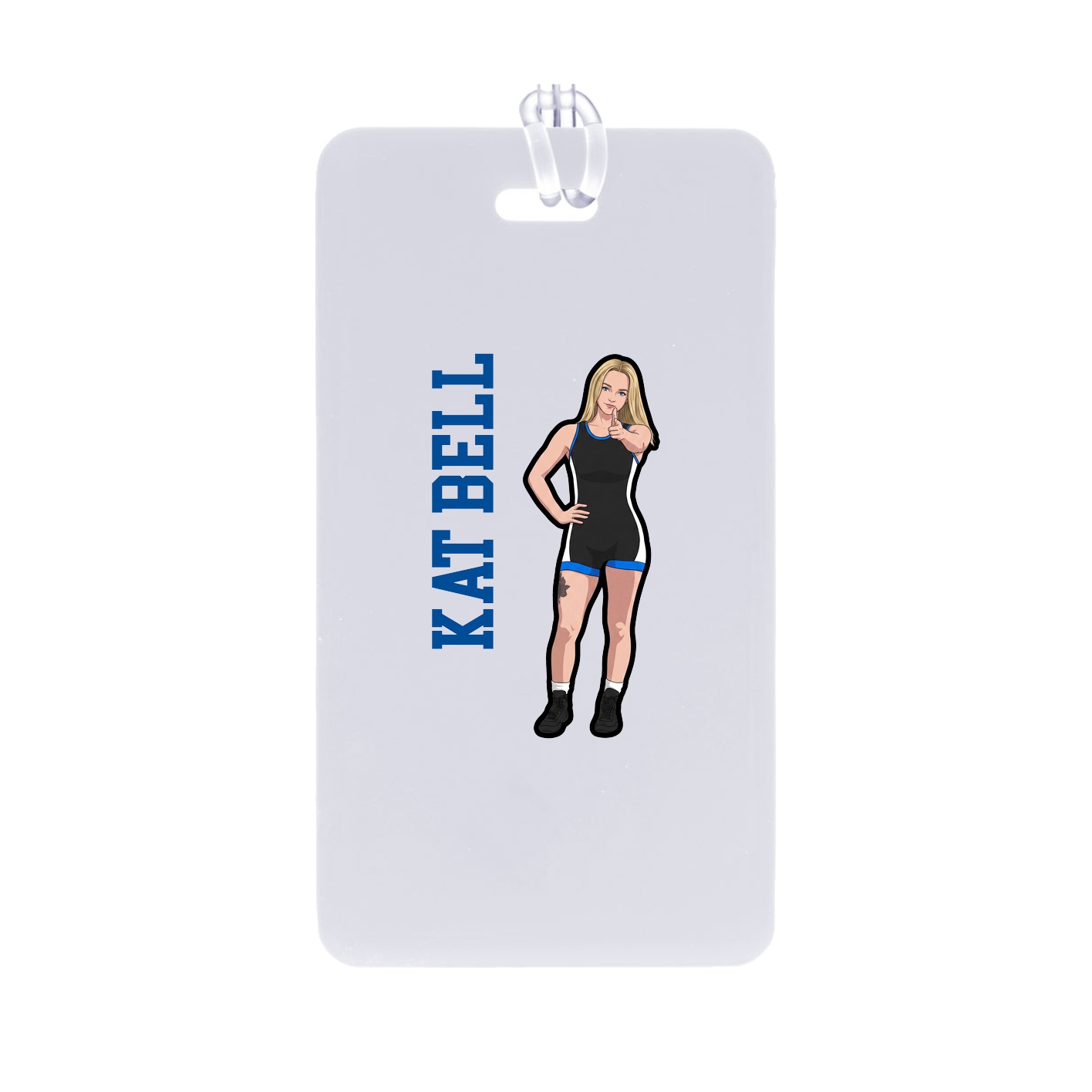 Bag Tag — Name Vertical in Classic