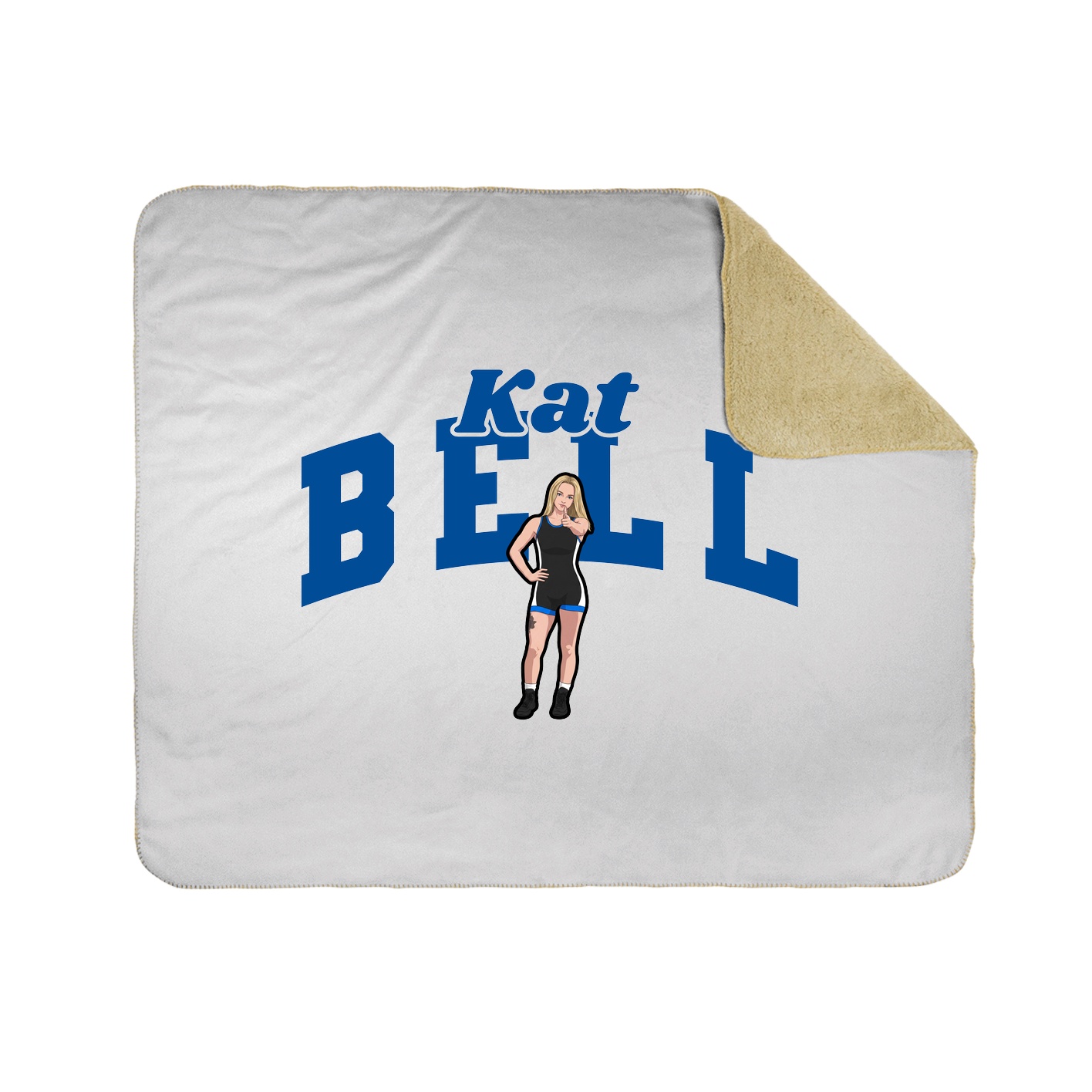 Throw Blanket — Signature Arch in White