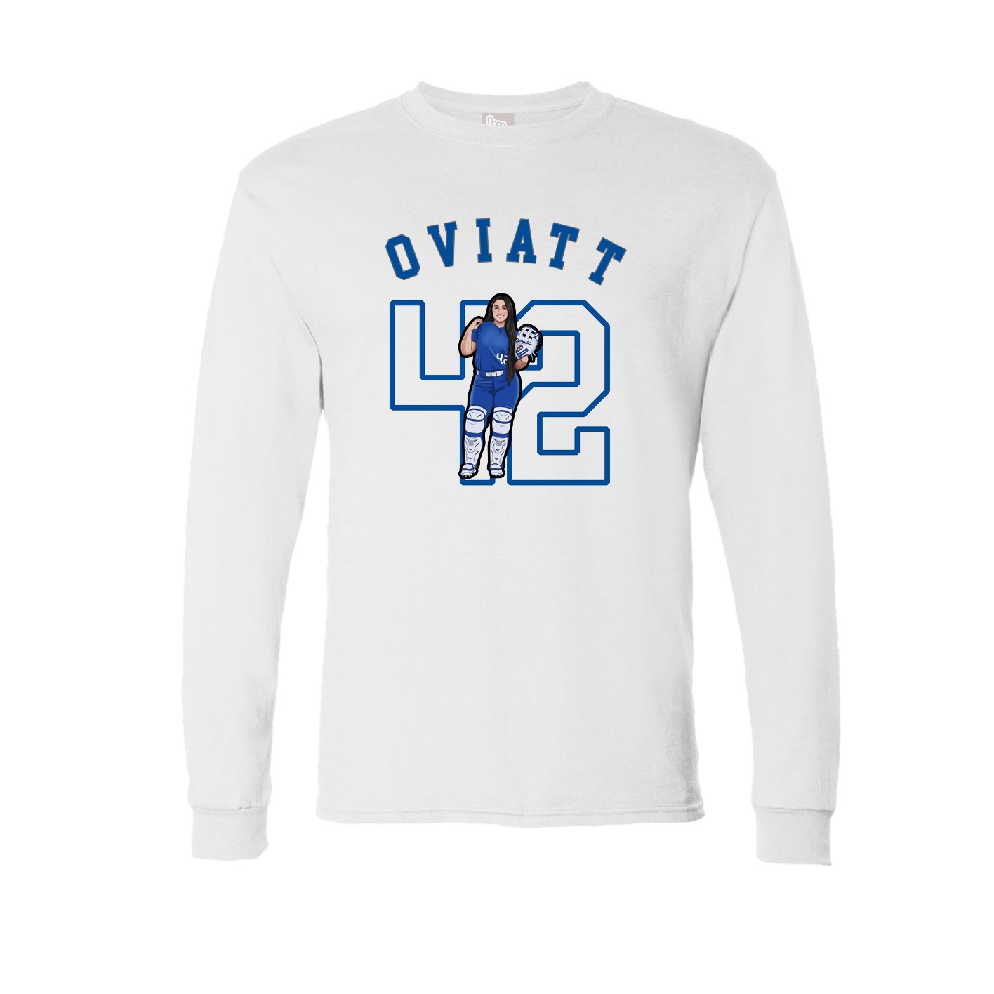 Long Sleeve Tee — Shirsey Arch in White