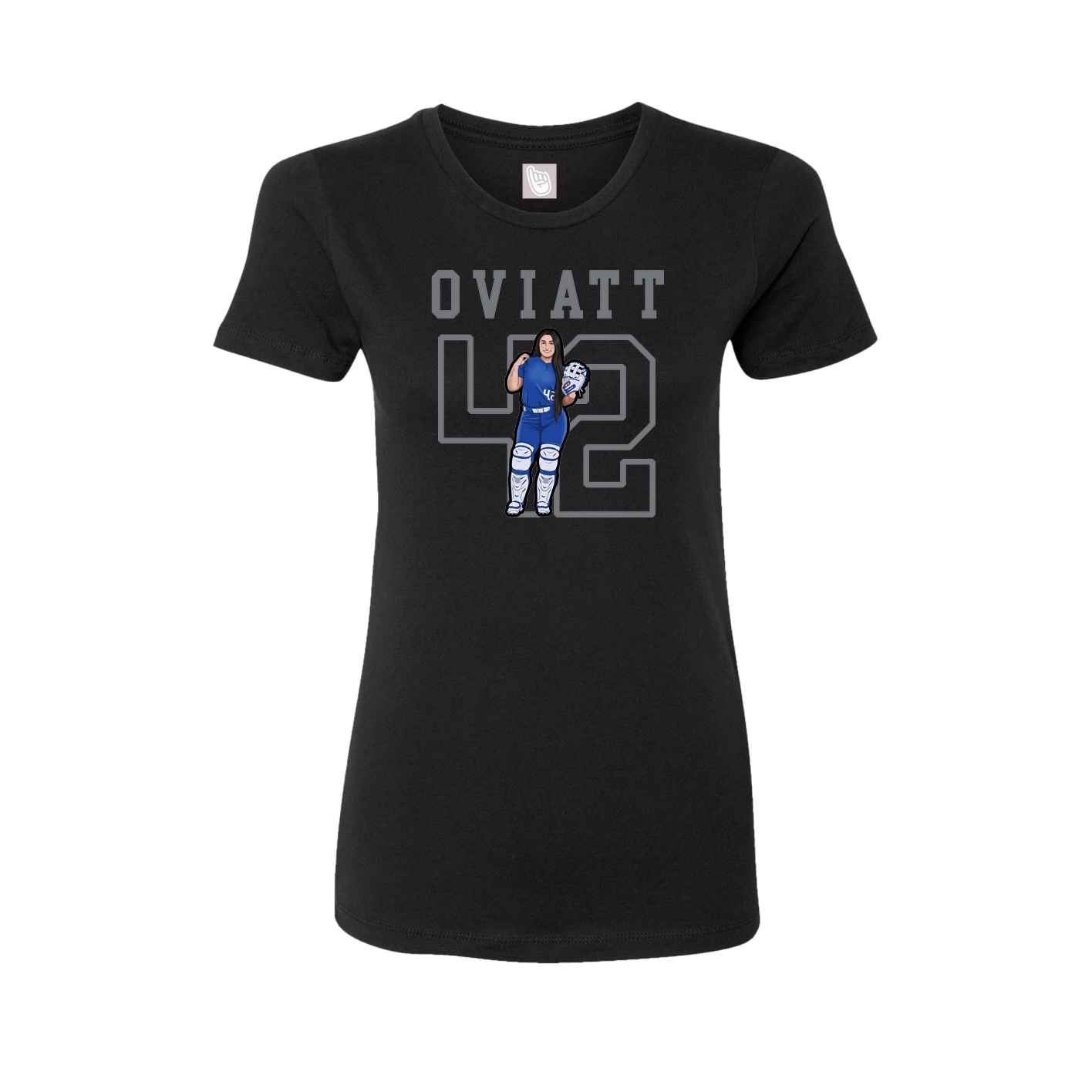 Fitted Women's Tee — Shirsey in Black