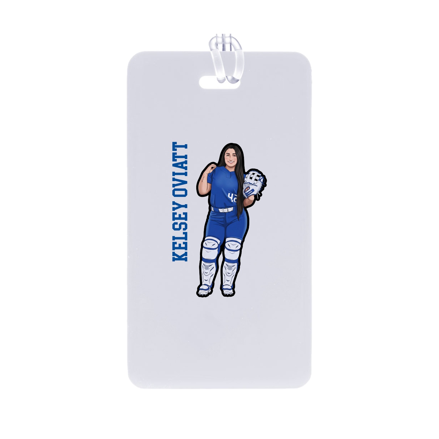 Bag Tag — Name Vertical in Classic