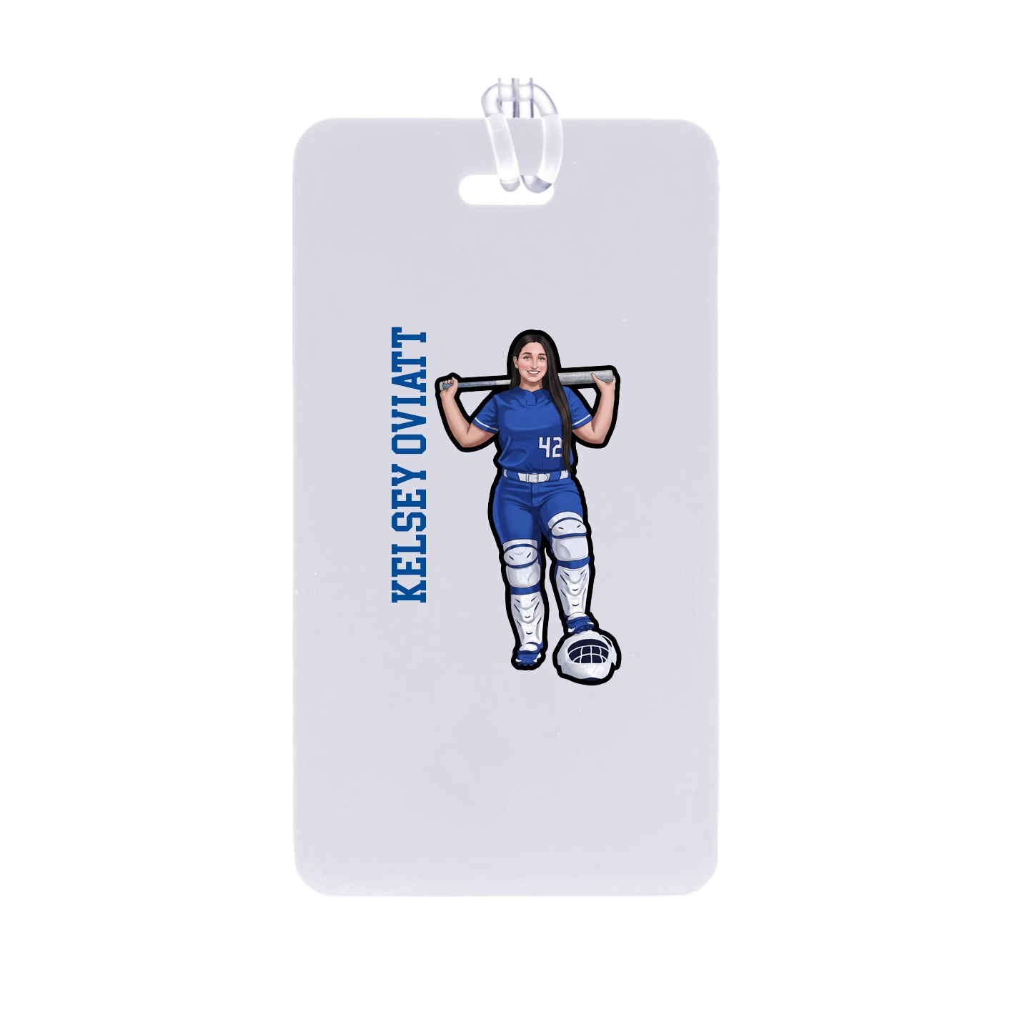 Bag Tag — Name Vertical in Classic