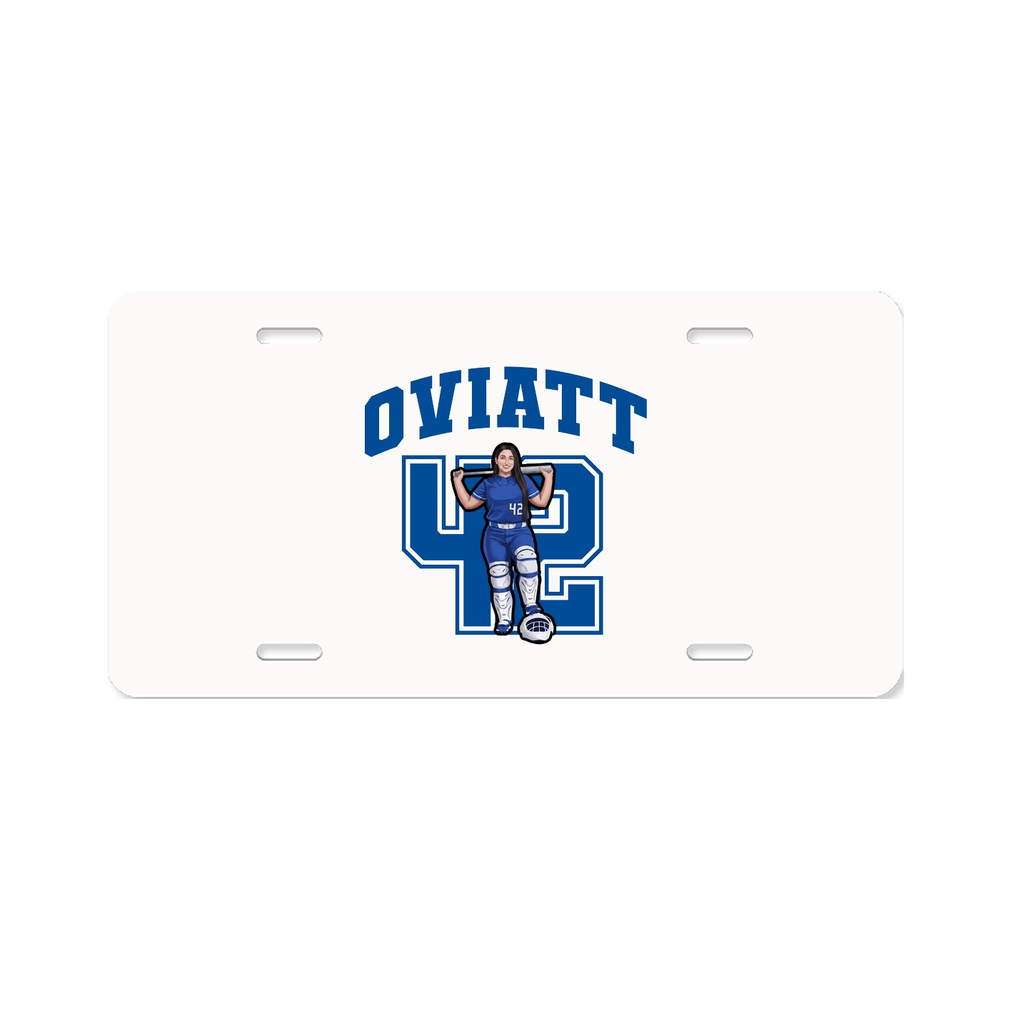 License Plate — Number in Classic