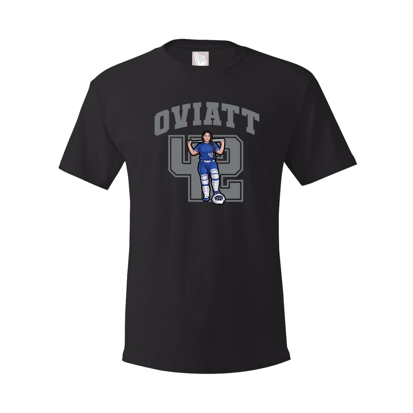 Youth Tee — Number in Black
