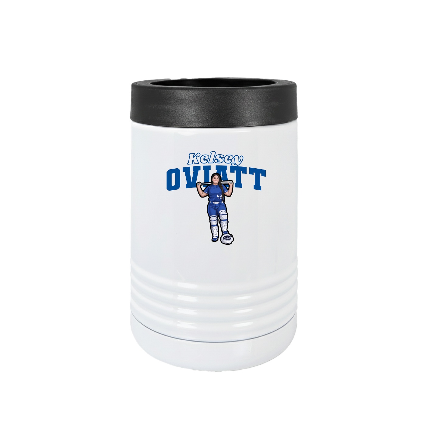 Beverage Holder — Name Arch in White