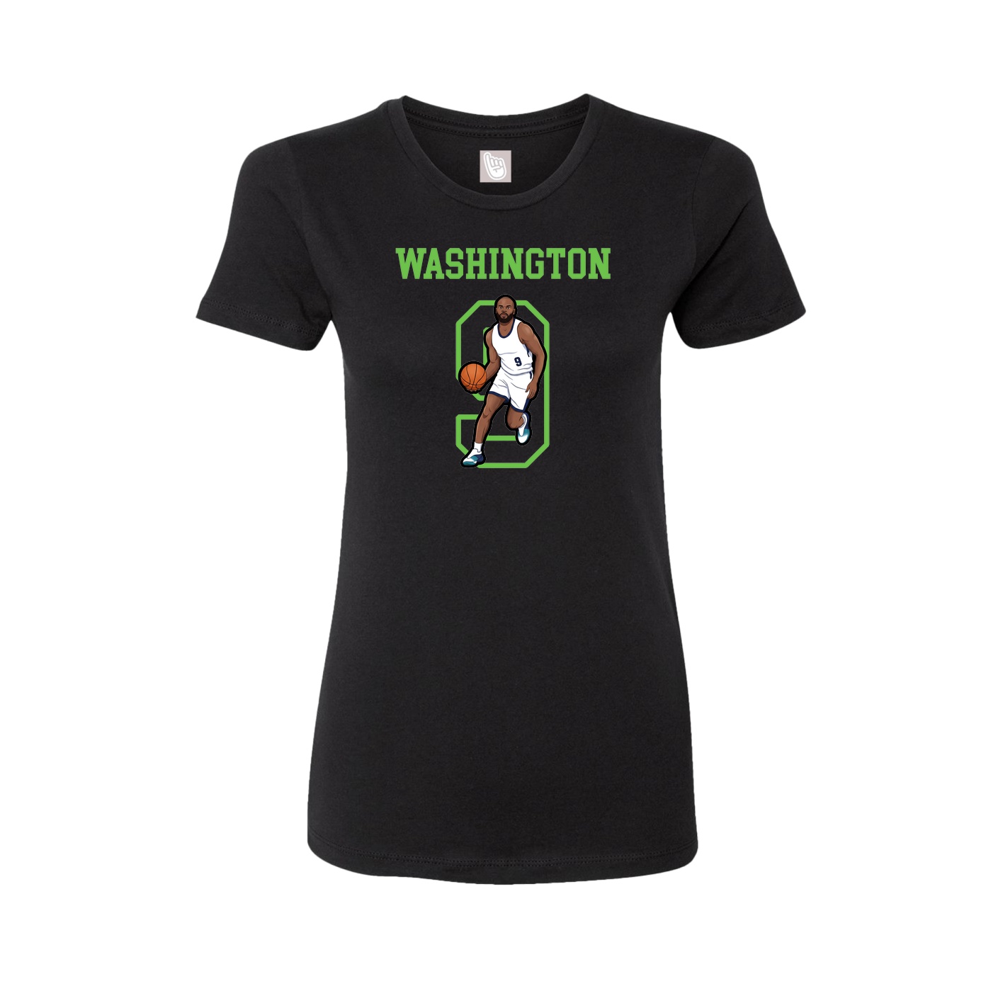 Fitted Women's Tee — Shirsey in Black