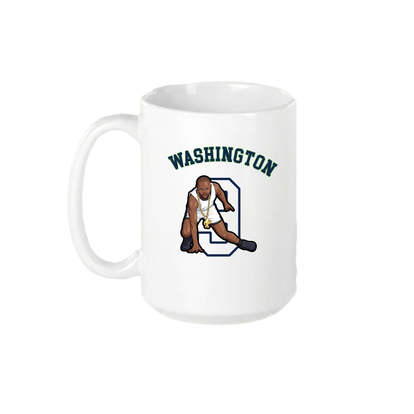15oz Coffee Mug — Shirsey Arch in White