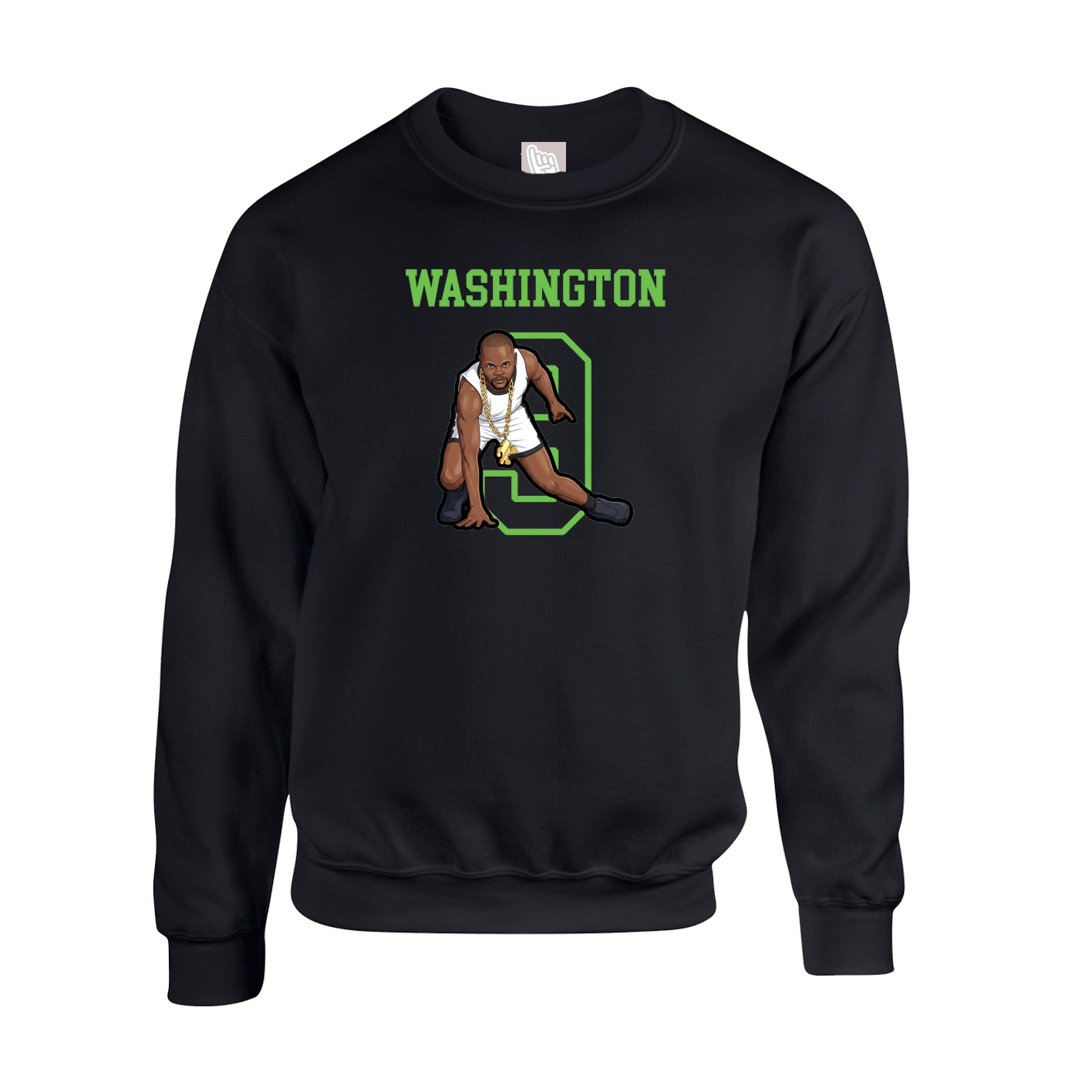 Fleece Crew — Shirsey in Black