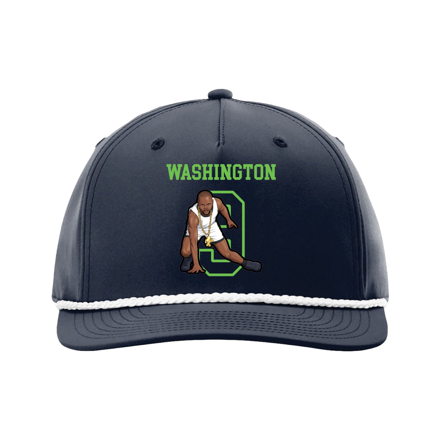 Five-Panel Classic Rope Cap — Shirsey in Navy