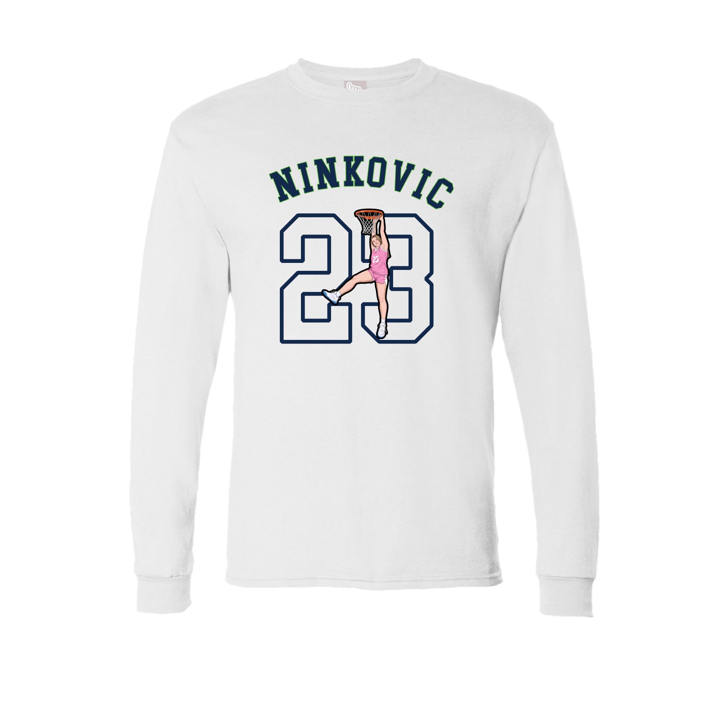 Long Sleeve Tee — Shirsey Arch in White