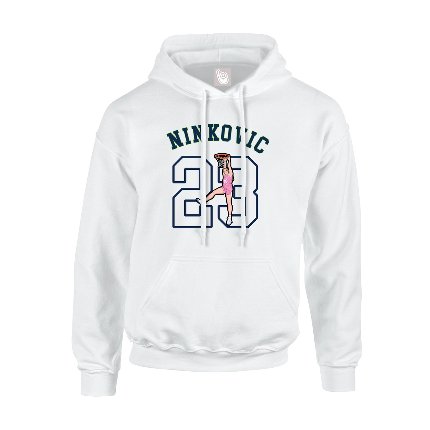 Hoodie — Shirsey Arch in White