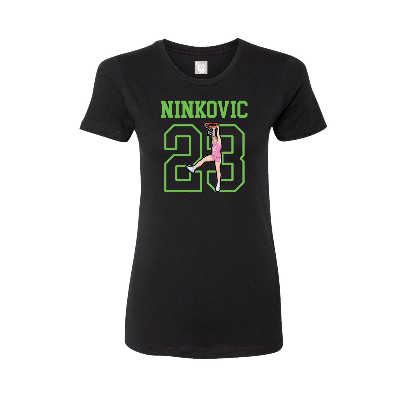 Fitted Women's Tee — Shirsey in Black