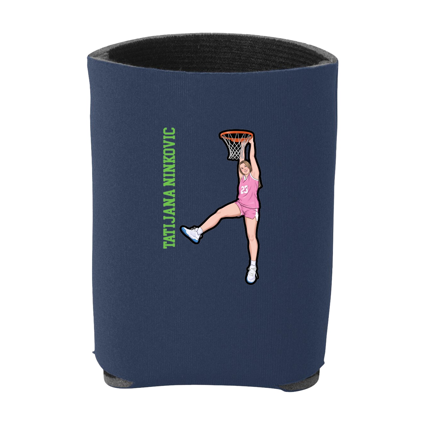 Can Holder — Name Vertical in Navy