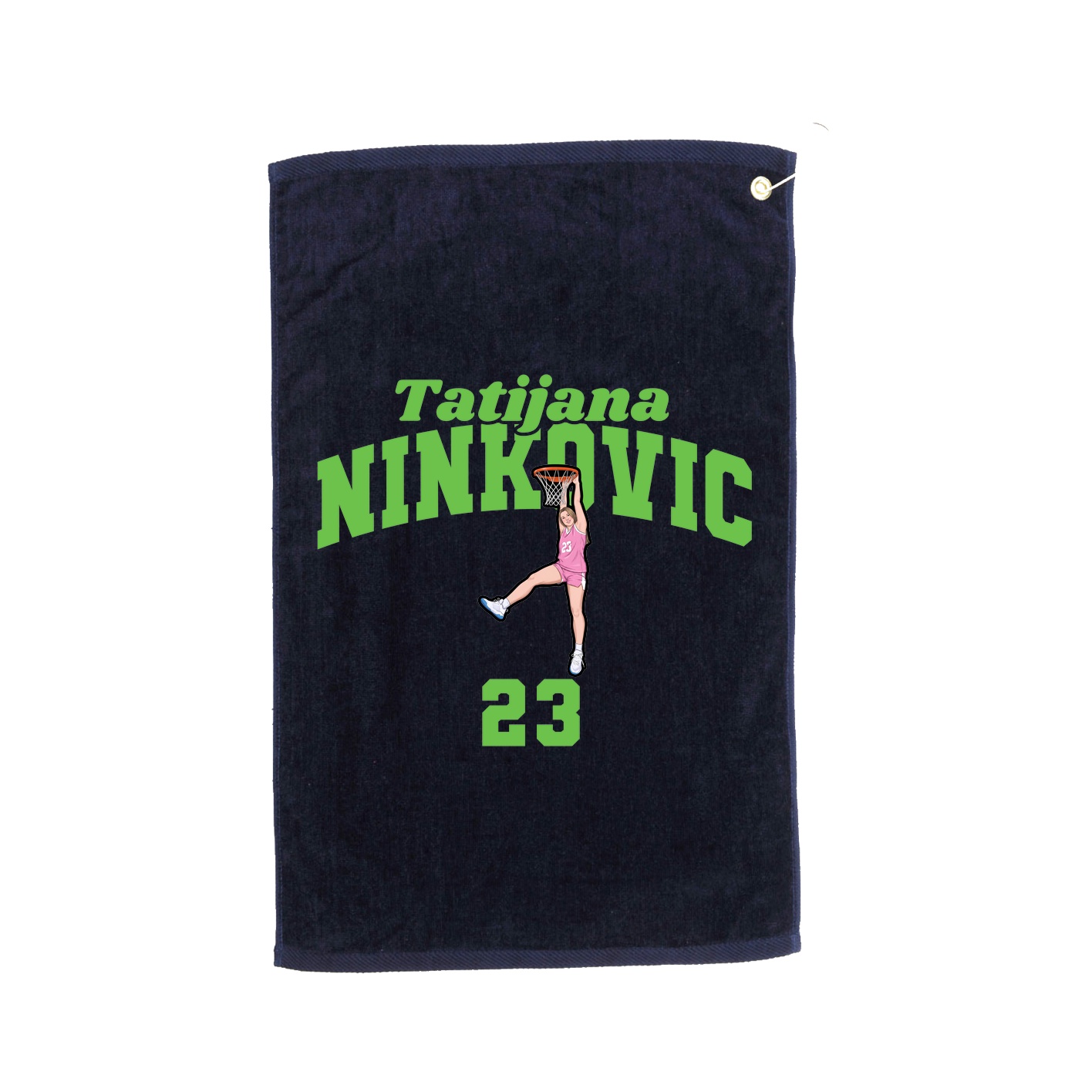 Golf Towel — Signature Arch in Navy