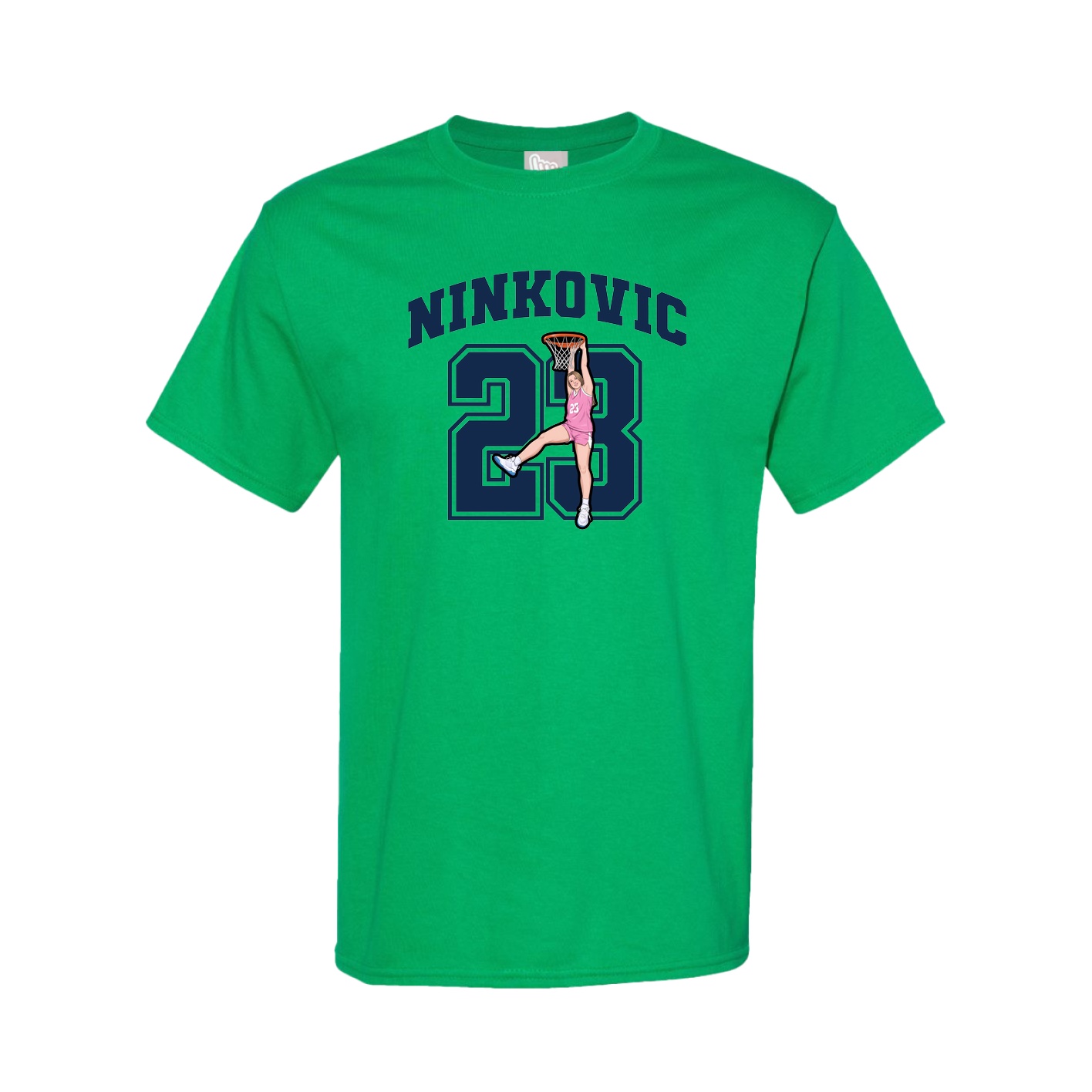 Youth Tee — Number in Green