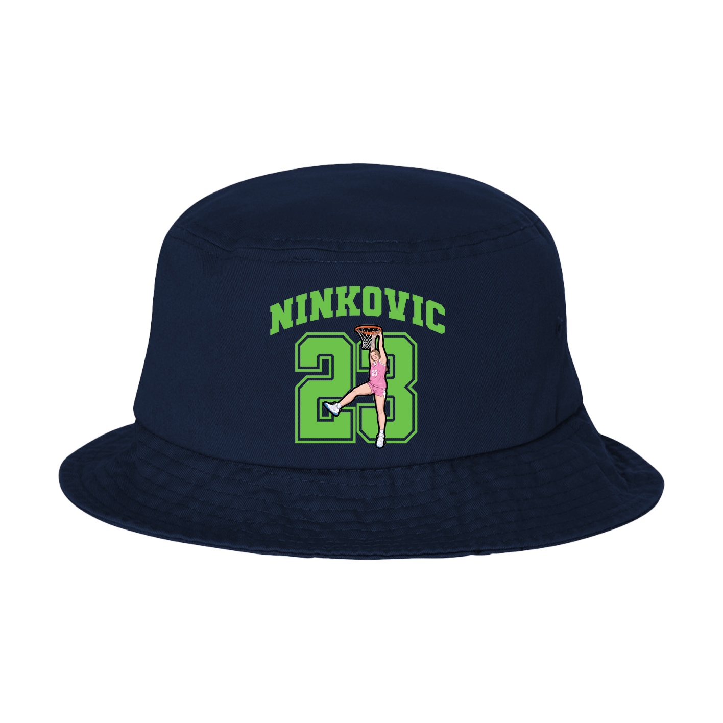 Bucket Cap — Number in Navy