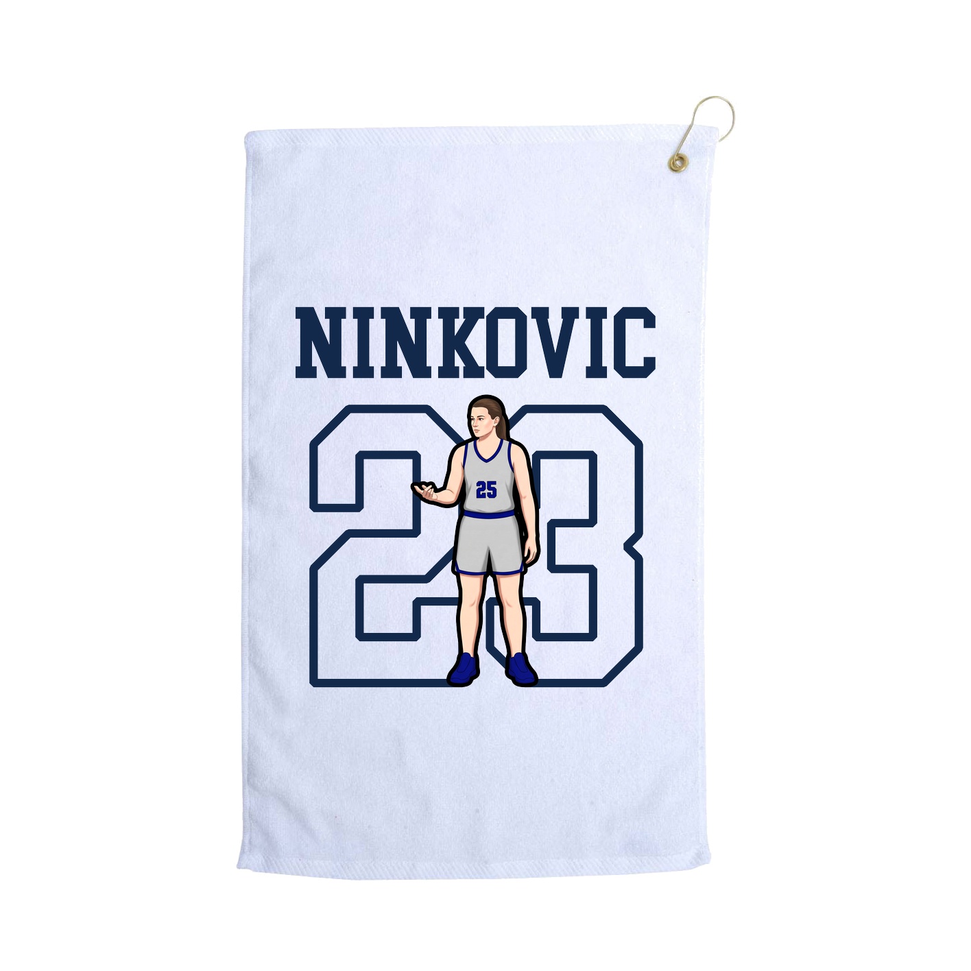 Golf Towel — Shirsey in White