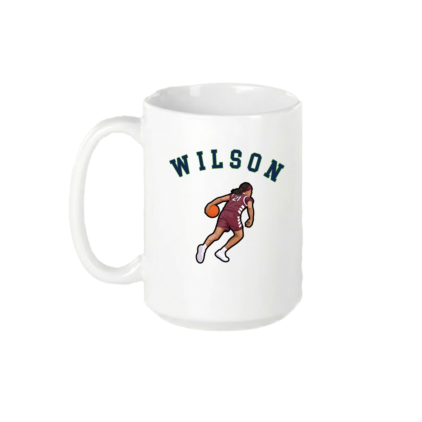 15oz Coffee Mug — Shirsey Arch in White