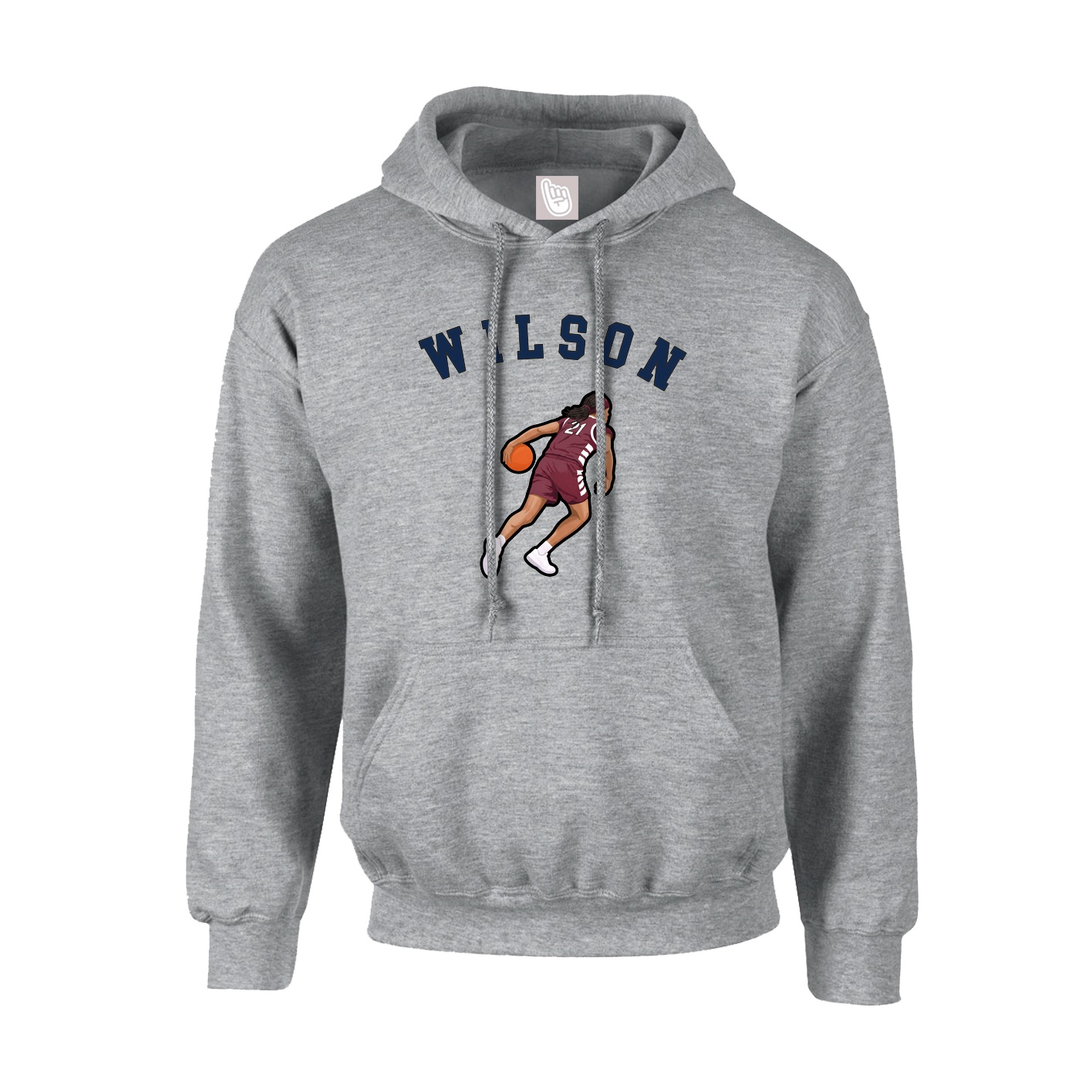 Youth Hoodie — Shirsey Arch in Grey