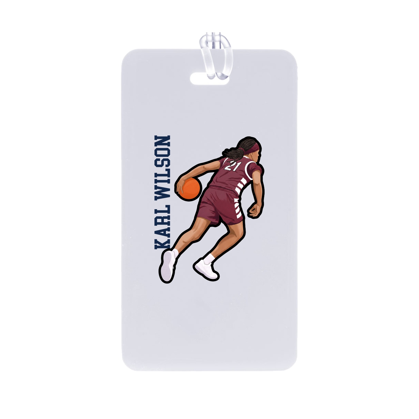 Bag Tag — Name Vertical in Classic